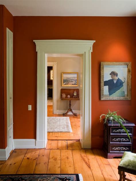 orange paint colors for homes